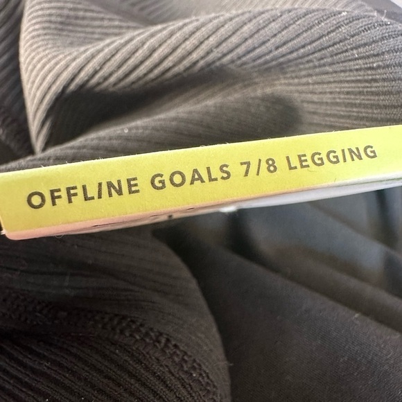 Offline by Aerie Goals High Waisted Ribbed leggings XXL NWT - Picture 4 of 8